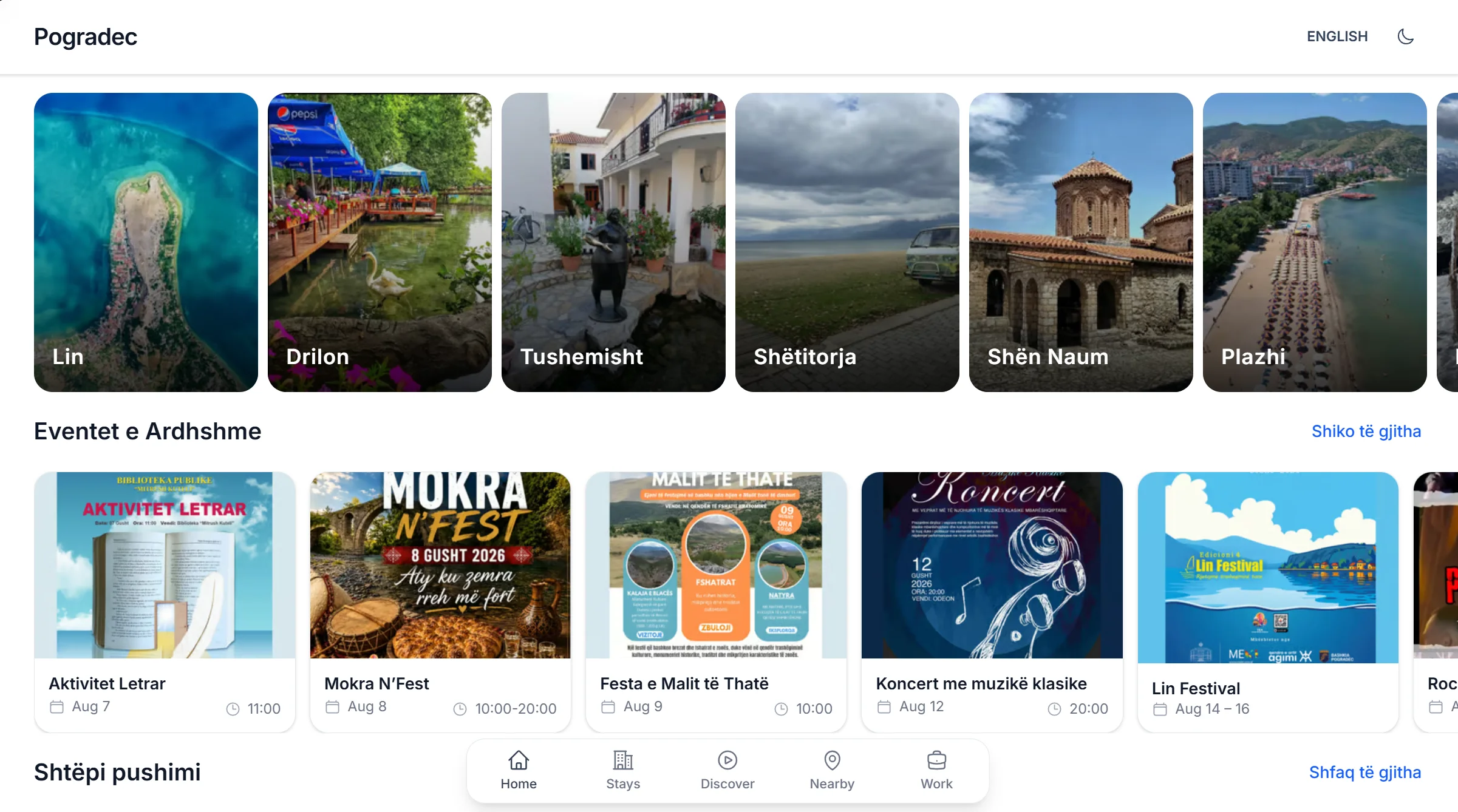 Screenshot of Pogradec Online